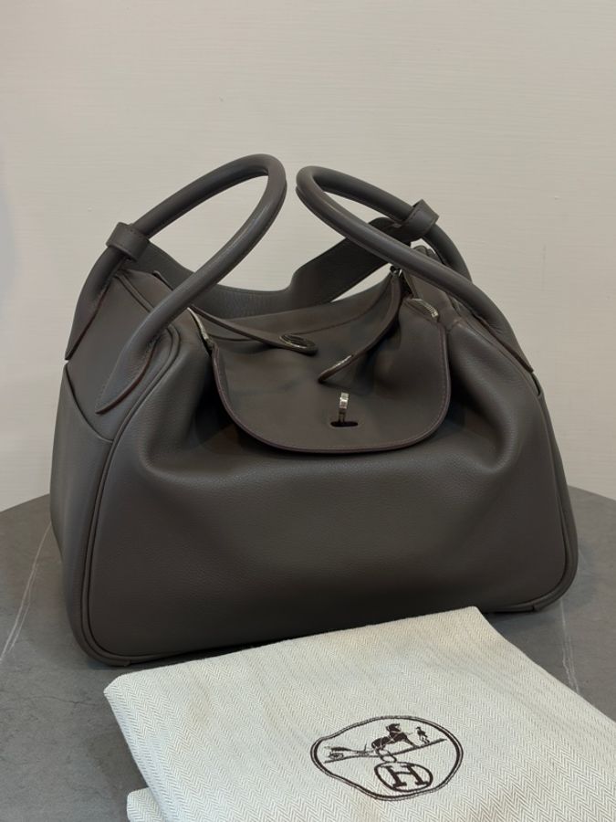Hermès Lindy 30錫器灰-0