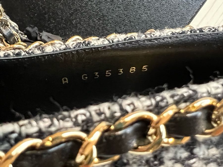 Chanel 全新 毛呢 皮穿鍊 氣質跟鞋-7