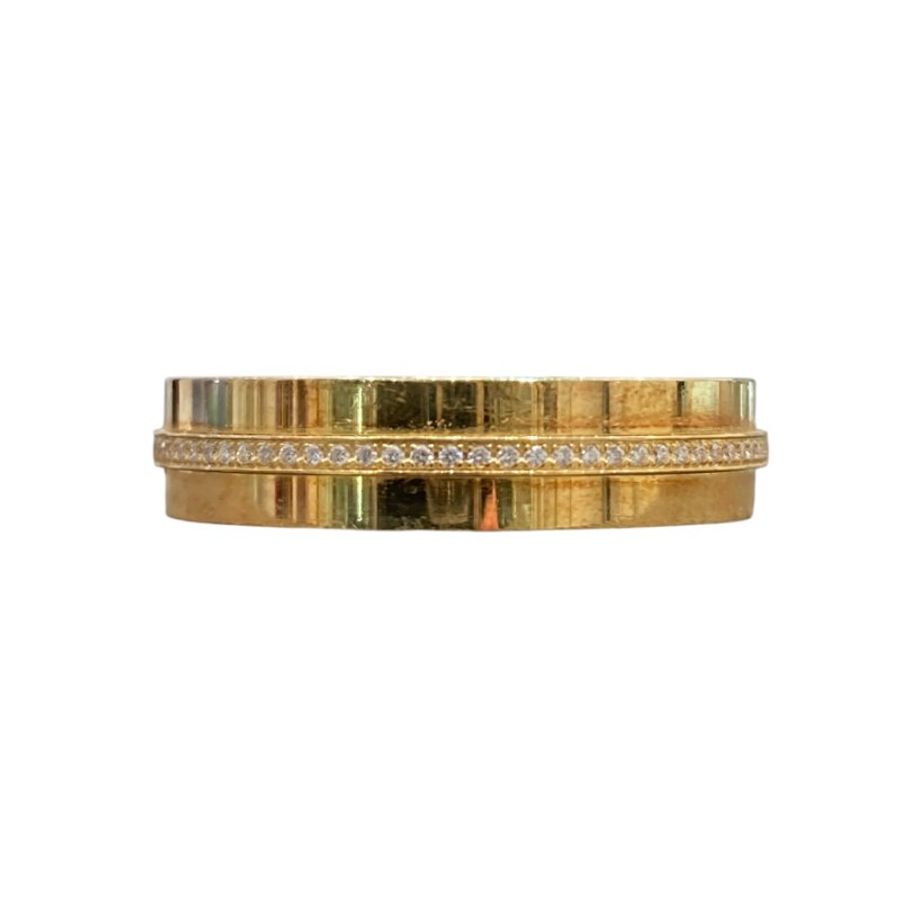 TIFFANY&CO 蒂芬妮 T RING T系列戒指 K18YG 8.96g 鑽石 #63-2