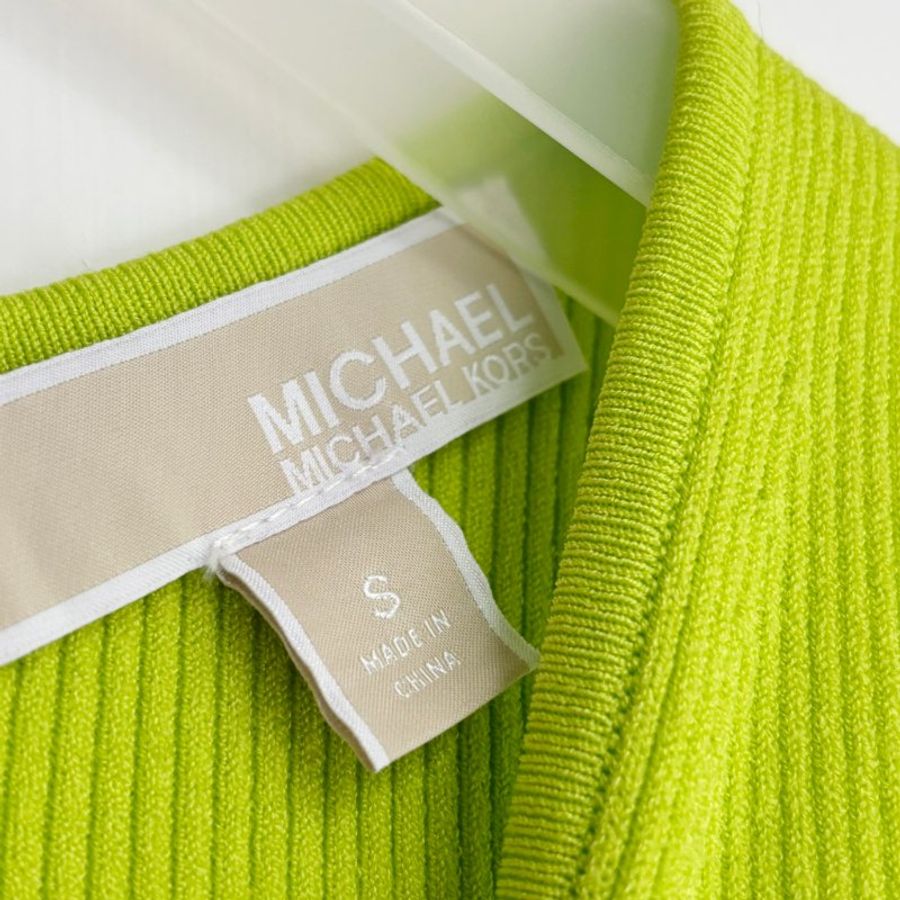 ::Michael Kors:: Day dress green 修身長洋裝 1號-18