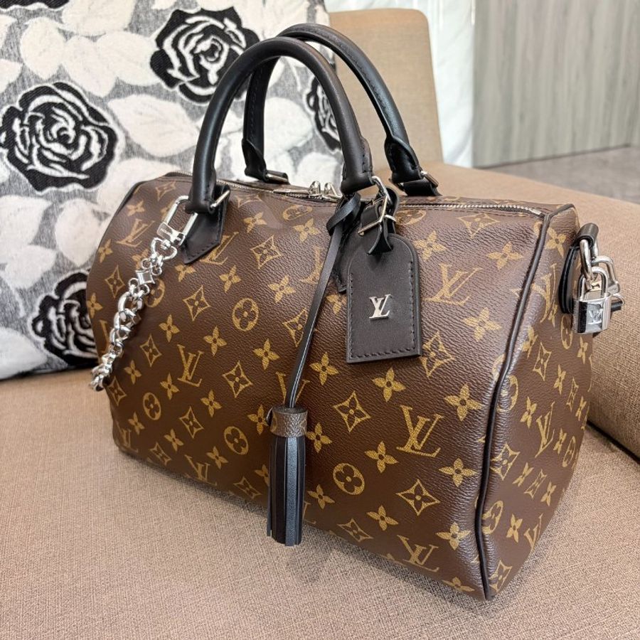 LV M12243 經典Speedy Soft 30 Dark-1