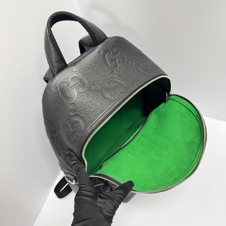 (專櫃新款🆕) GUCCI 古馳 牛皮壓紋 後背包 專櫃125,000-11