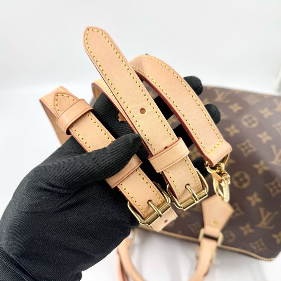 LV原花背帶Speedy30波士頓M41112-11