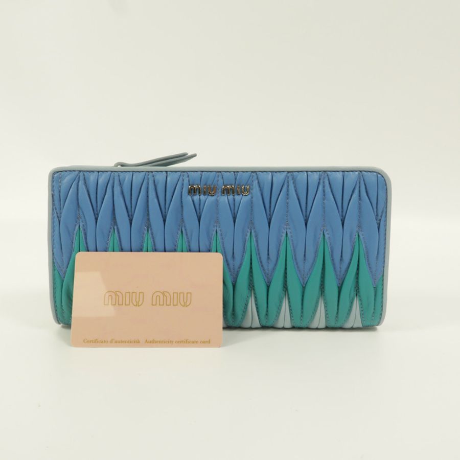 Miu Miu 牛皮皮革Long Wallet長錢包-11