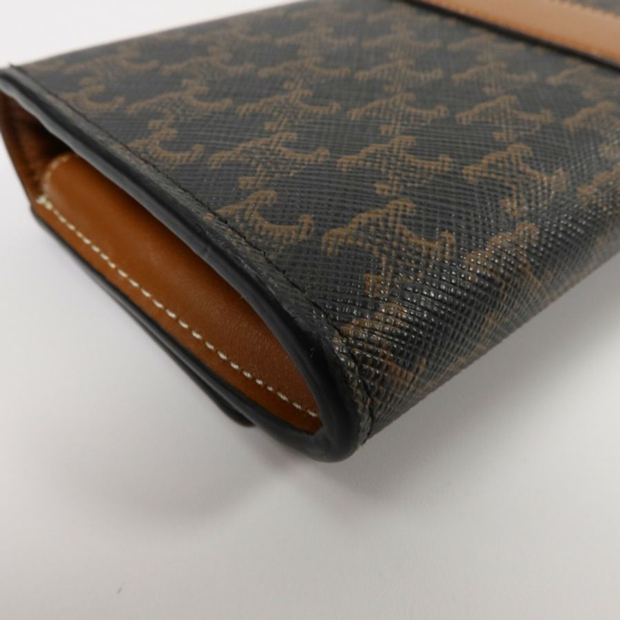 CELINE 塗層帆布Long Wallet長錢包-10