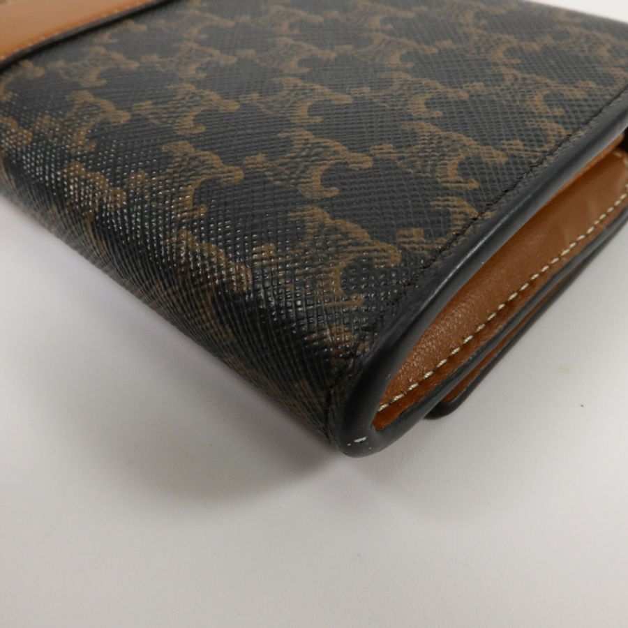 CELINE 塗層帆布Long Wallet長錢包-11
