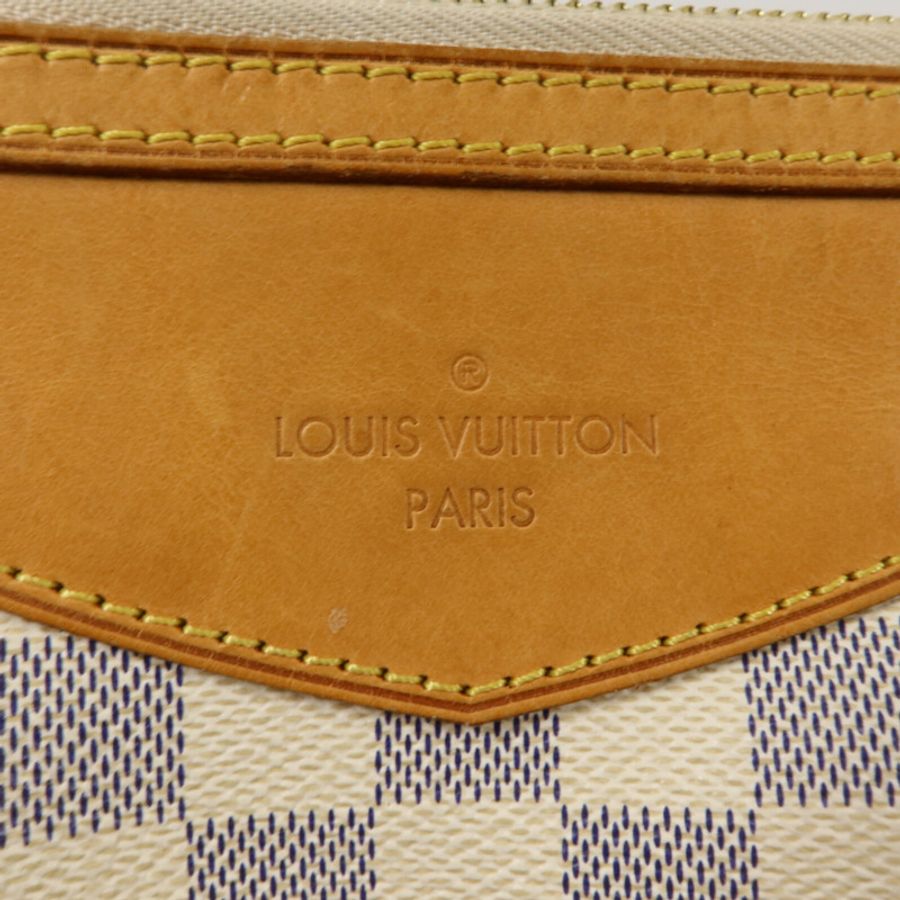 LOUIS VUITTON Damier Azur Siracusa PM肩背袋-7