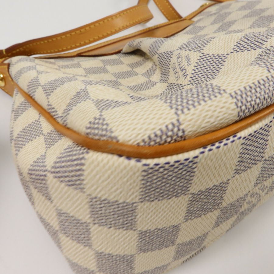 LOUIS VUITTON Damier Azur Siracusa PM肩背袋-11