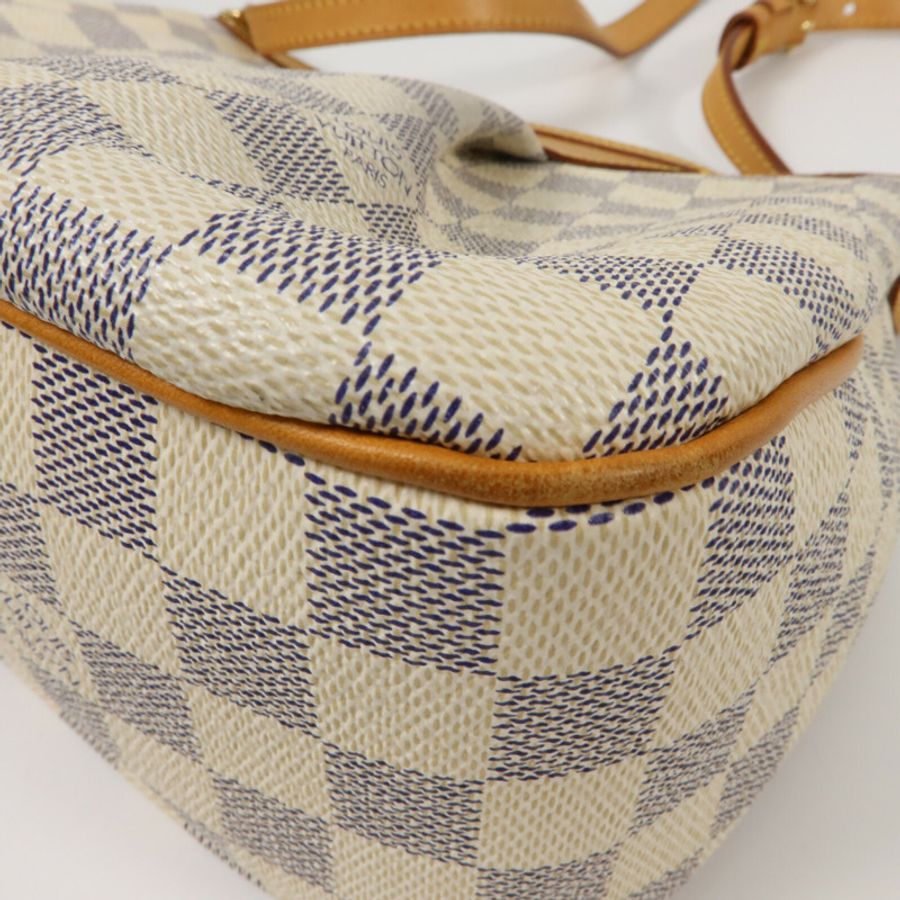 LOUIS VUITTON Damier Azur Siracusa PM肩背袋-12