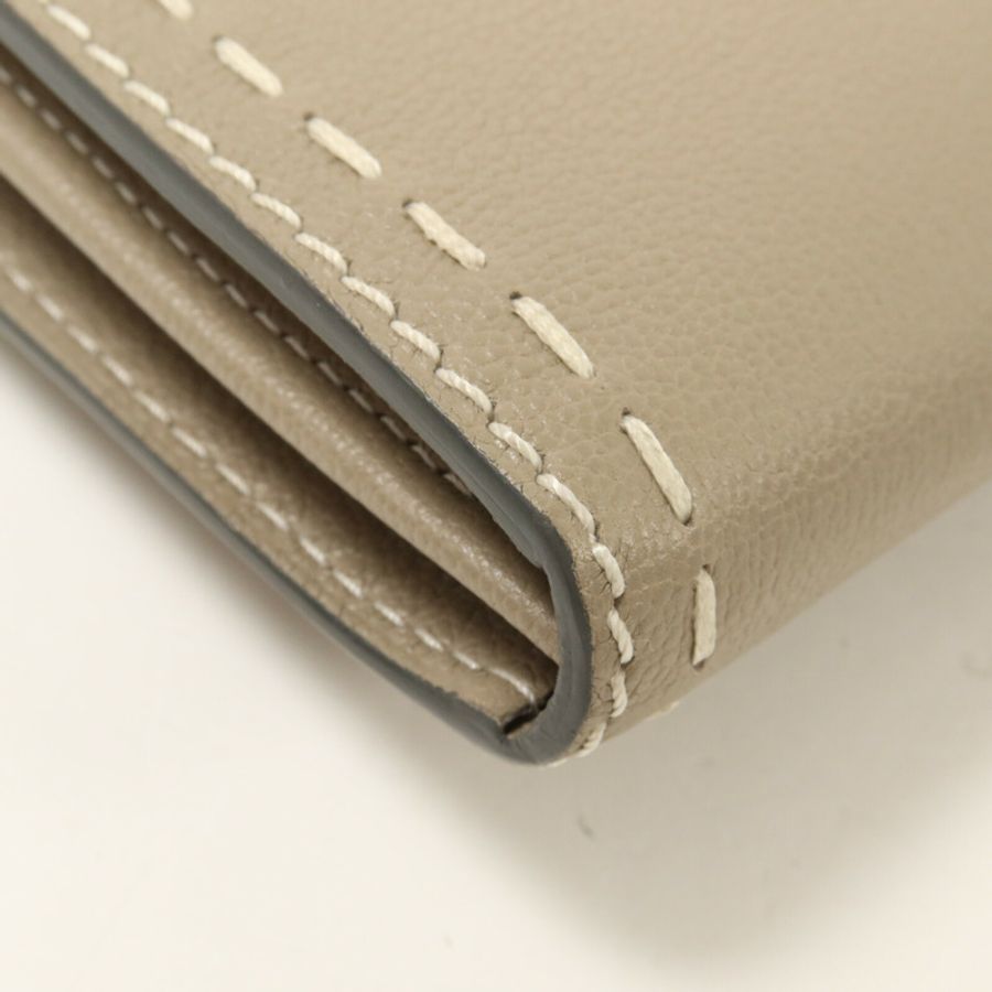 Delvaux 牛皮皮革Brillant Long Wallet Chain鏈帶肩背袋-11