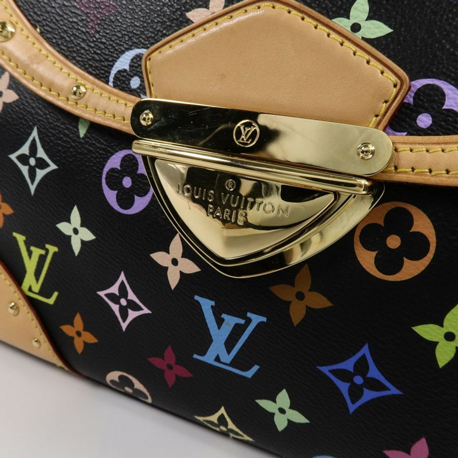 LOUIS VUITTON Monogram Multicolore Beverly MM肩背袋-6
