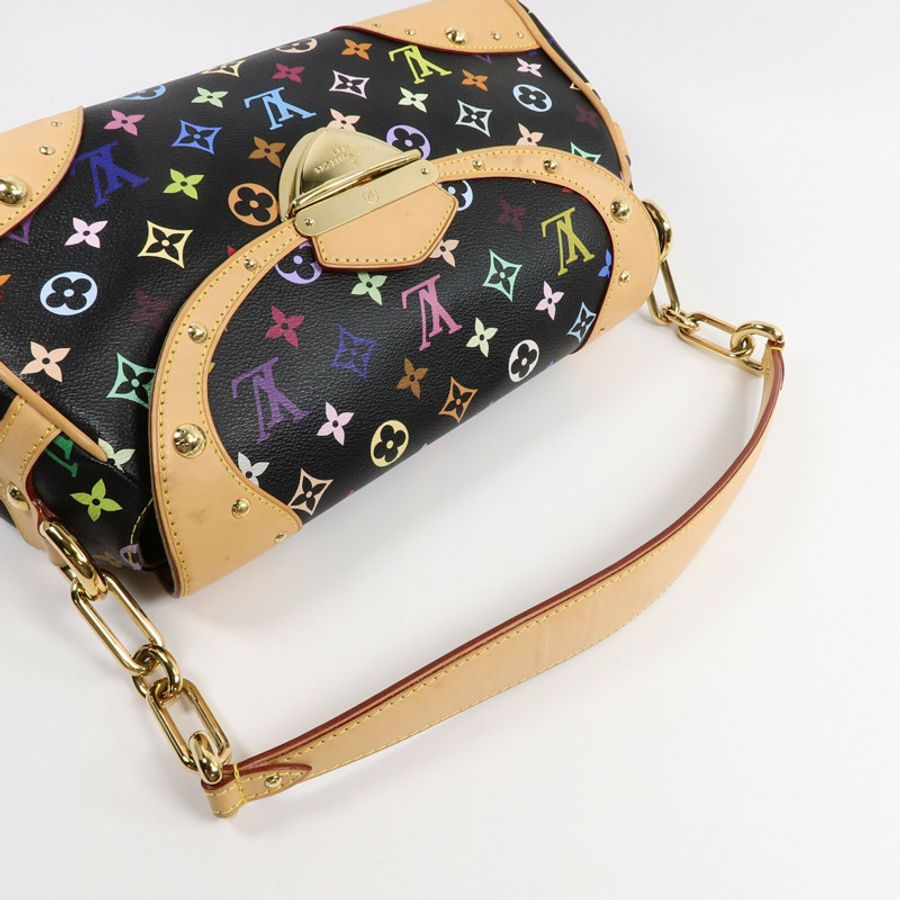 LOUIS VUITTON Monogram Multicolore Beverly MM肩背袋-8