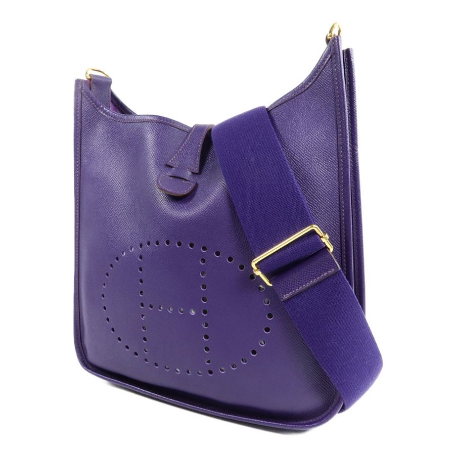 HERMES Epsom皮革Evelyne PM肩背袋Anemone-2