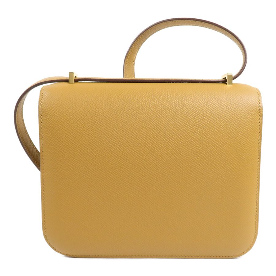 HERMES Epsom皮革Constance Mini肩背袋Sesame-1