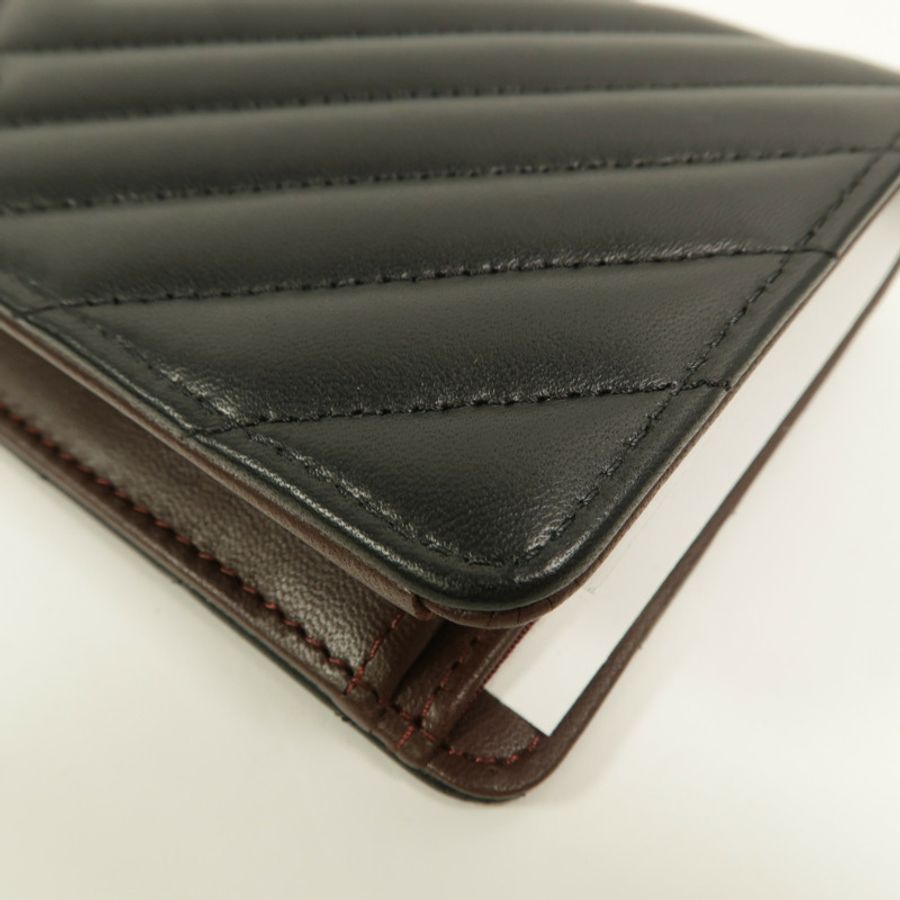 CHANEL 羊皮皮革Classic Long Flap Wallet長錢包-12
