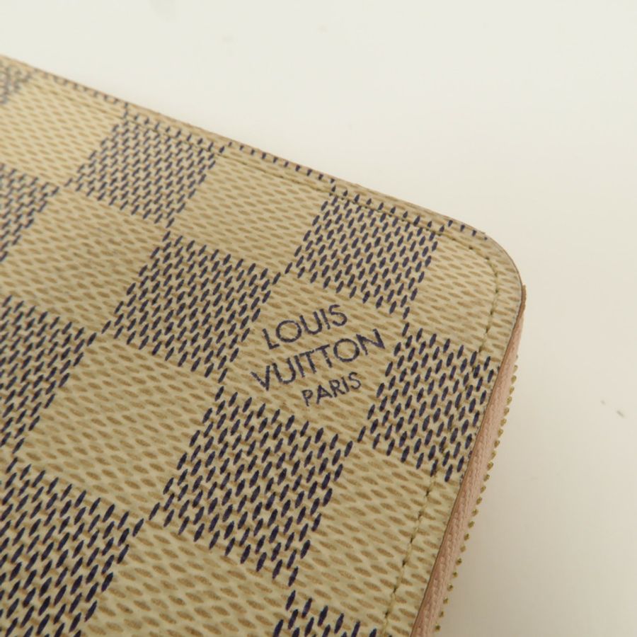 LOUIS VUITTON Damier Azur Zippy Coin Purse零錢包-8