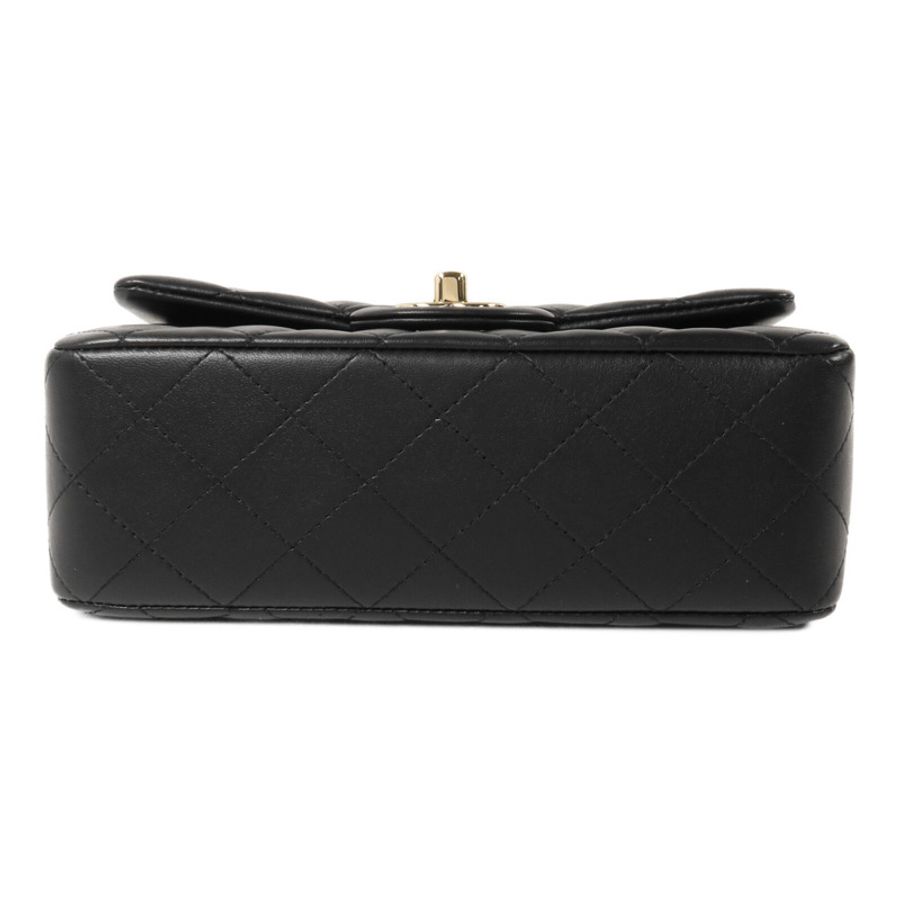 CHANEL 羊皮皮革Mini Classic Flap Bag With Handle手挽肩背兩用袋-3