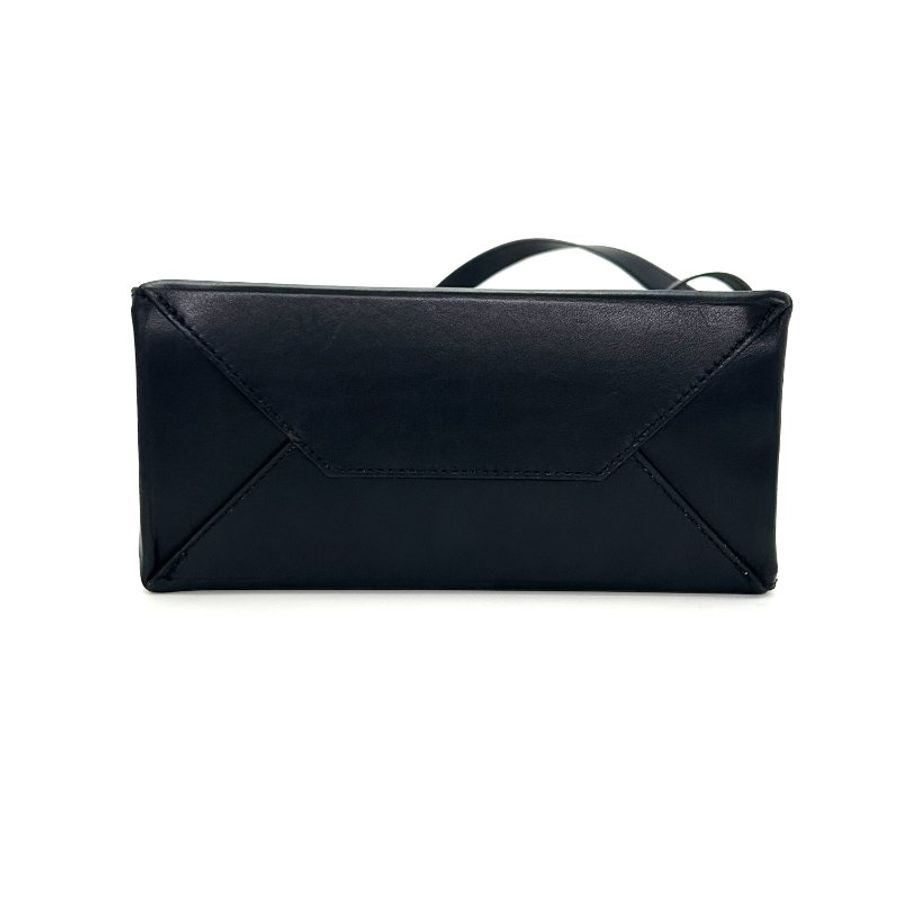 DIOR 黑色銀扣白色Iogo字母 手提琴譜包 21*25*10 98新配件塵袋-7