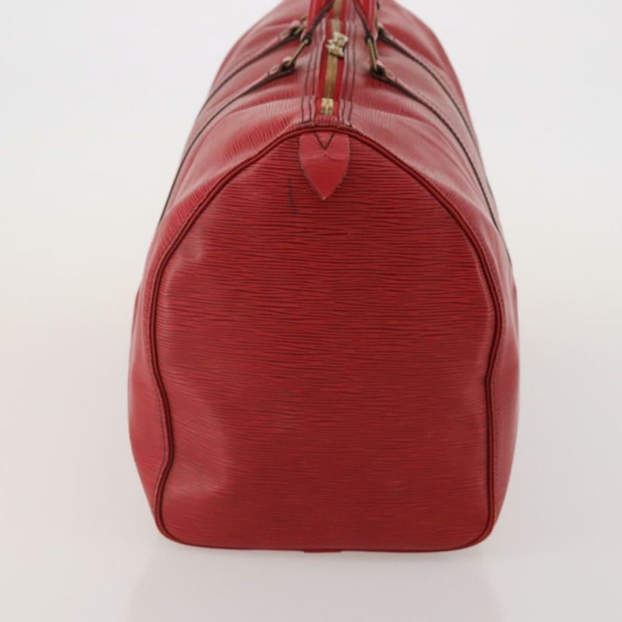 【日本直送】路易威登 Epi Keepall 50 波士頓包 紅色 M42967 LV Auth 193031A-2