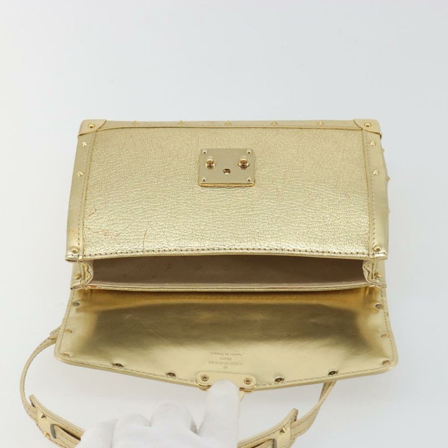 【日本直送】路易威登 Suhari Emerble 金色皮革肩背包 LV 正品 192434V-19
