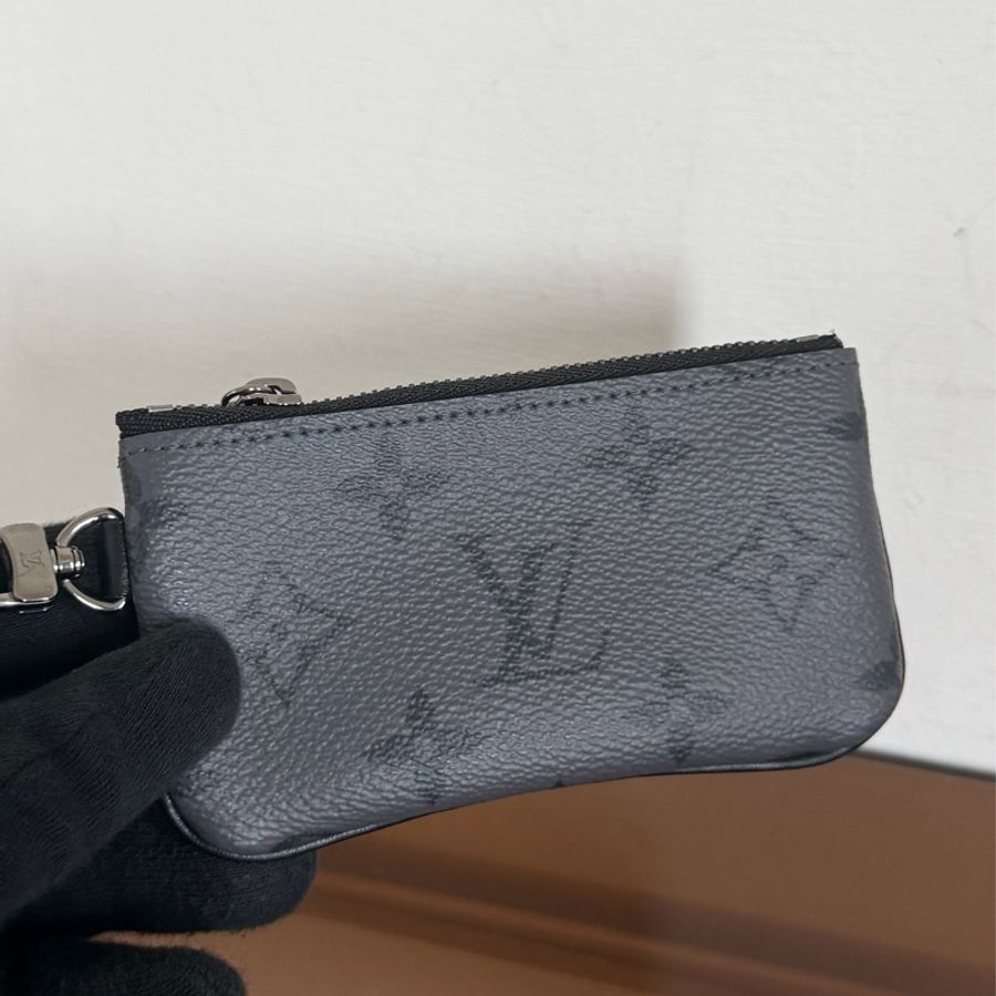 #98新 Louis Vuitton Trio 三合一黑武士郵差包 芯片款-25