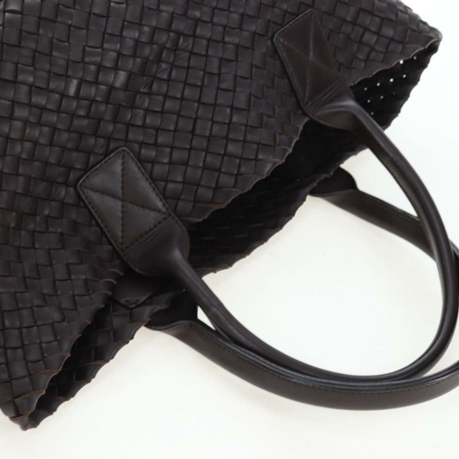 【日本直送】BOTTEGA VENETA INTRECCIATO Cabas 小號包 皮革 棕色 141498 正品 am12100SAM-5
