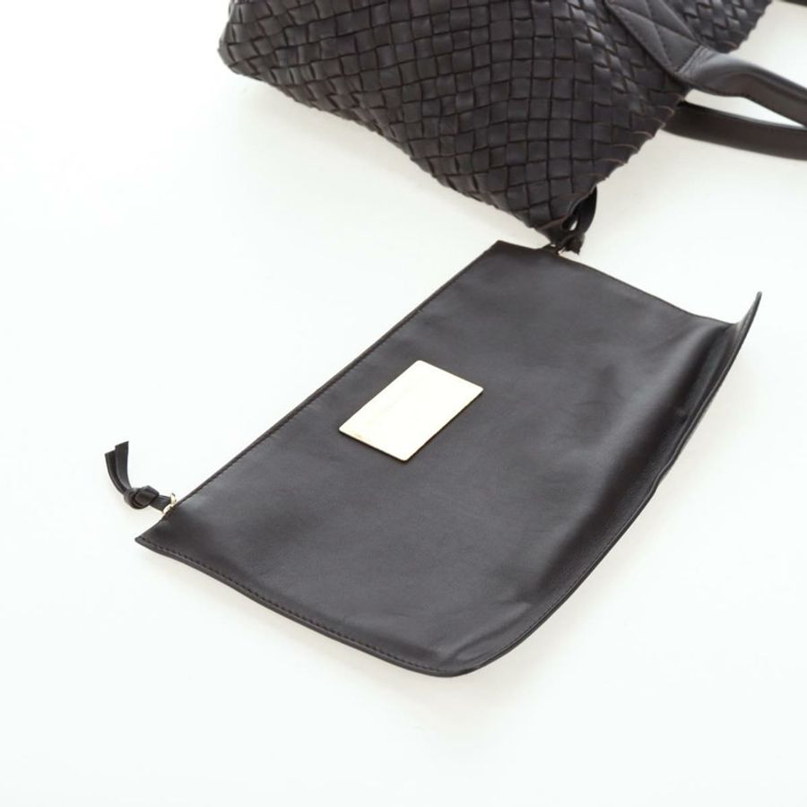【日本直送】BOTTEGA VENETA INTRECCIATO Cabas 小號包 皮革 棕色 141498 正品 am12100SAM-16