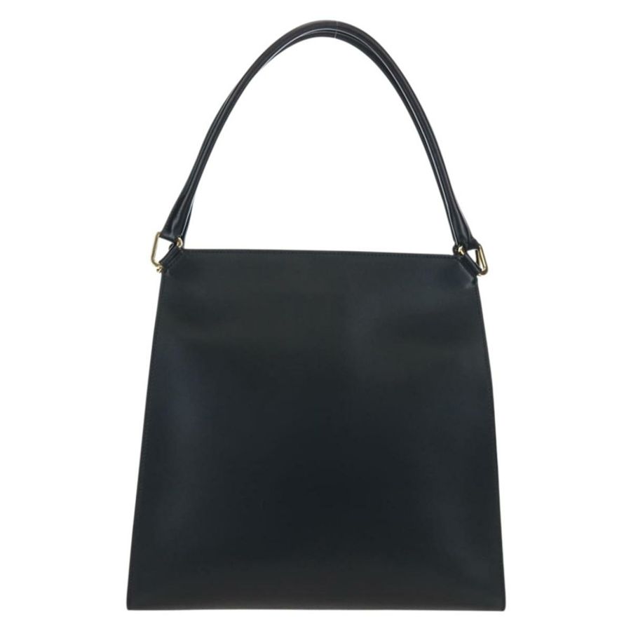【日本直送】PRADA 黑色金色皮革肩背包,正品 190350V-1