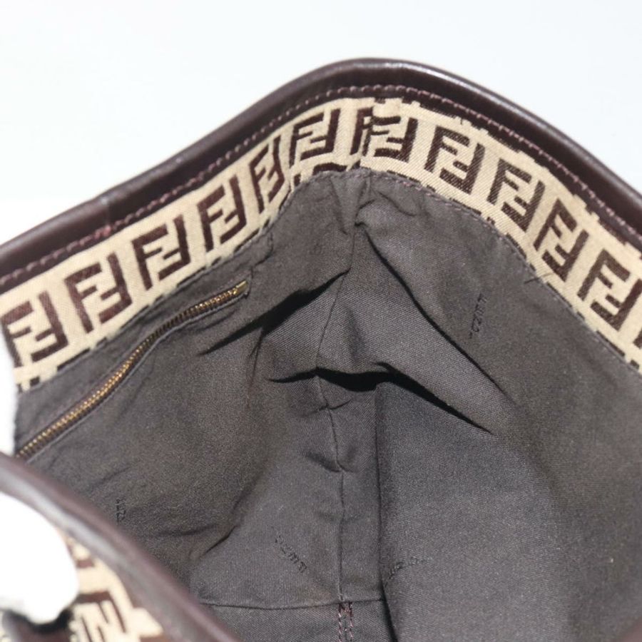 【日本直送】FENDI Zucchino帆布手提包 米色 金色 正品 192524A-17