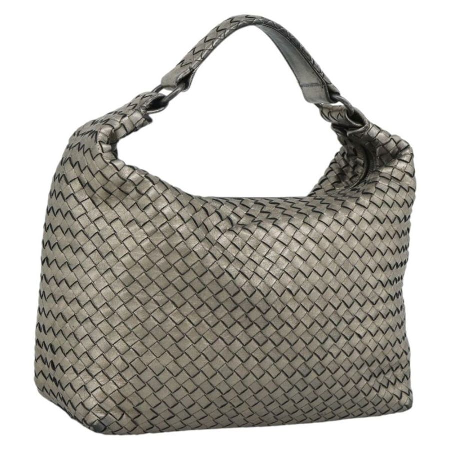 【日本直送】BOTTEGA VENETA INTRECCIATO 單肩包皮革銀色正品 194742V-0