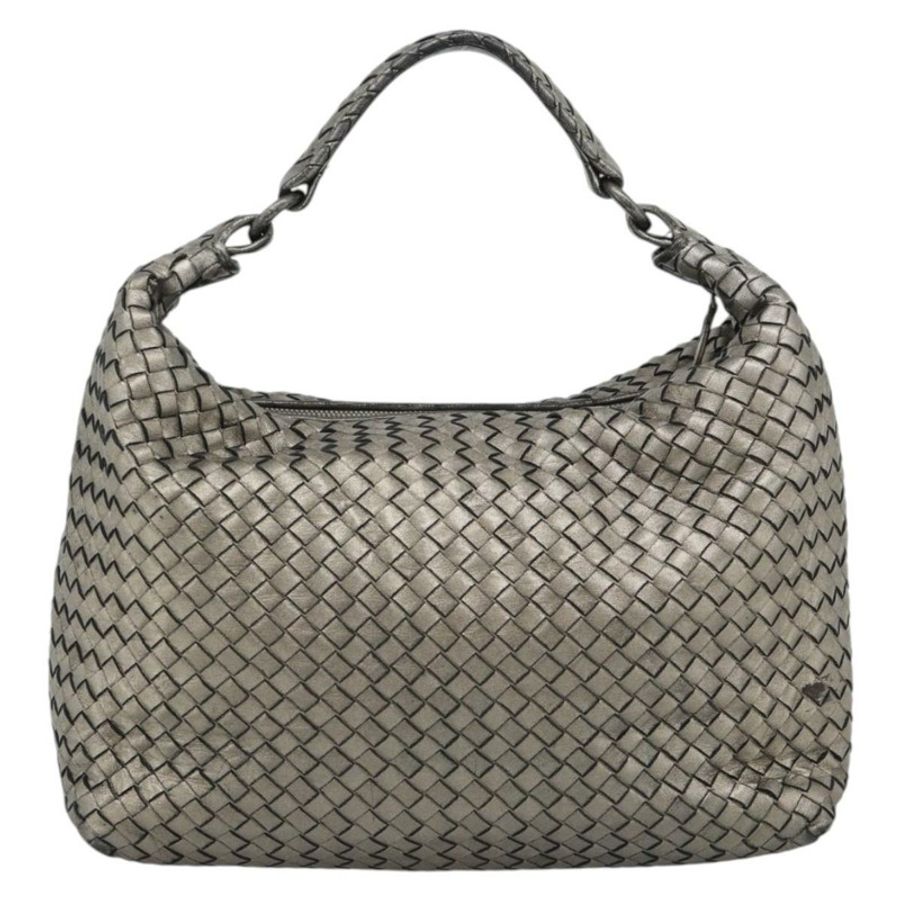 【日本直送】BOTTEGA VENETA INTRECCIATO 單肩包皮革銀色正品 194742V-1