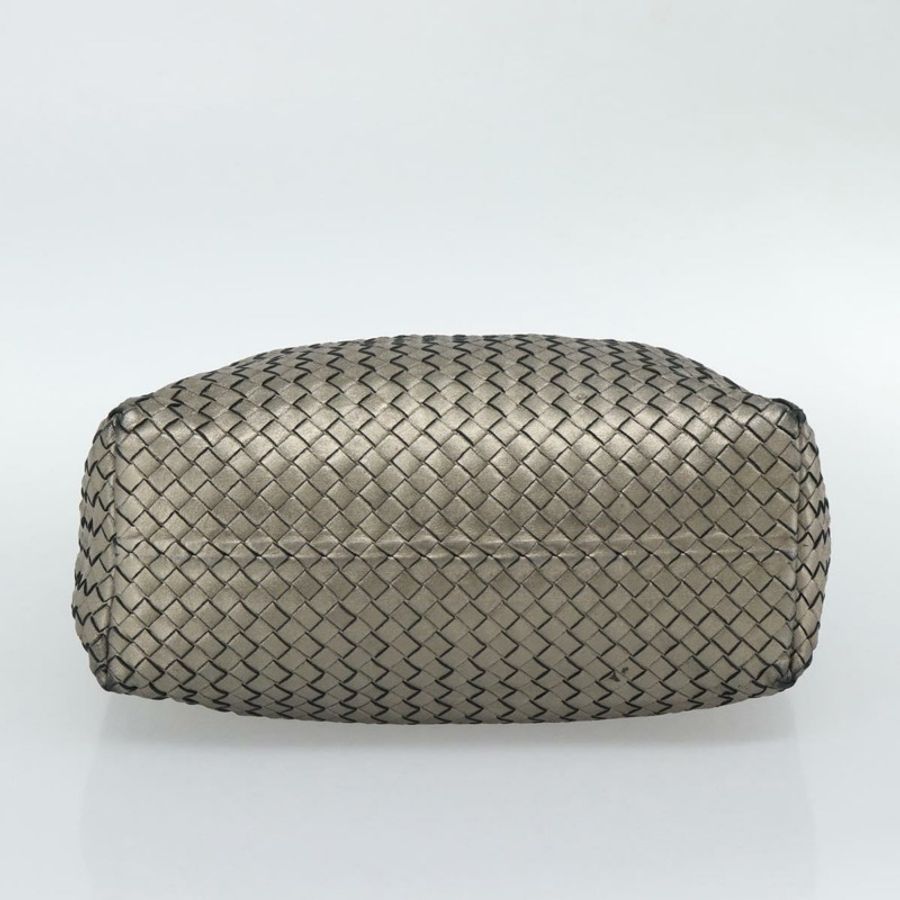【日本直送】BOTTEGA VENETA INTRECCIATO 單肩包皮革銀色正品 194742V-4