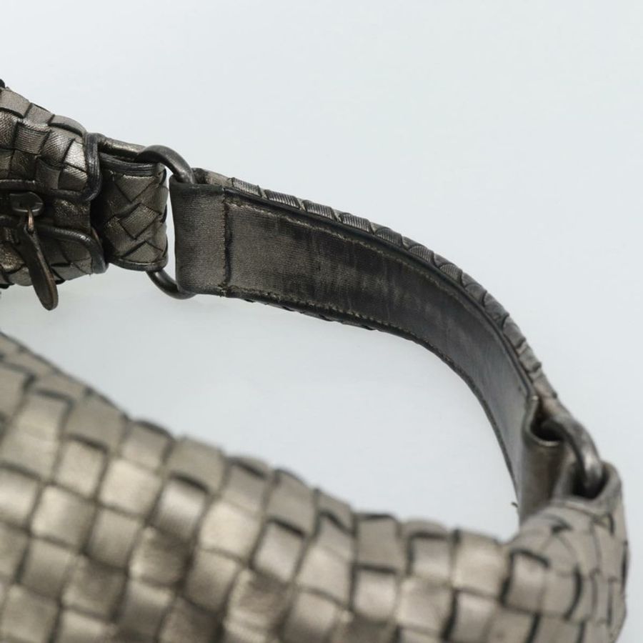 【日本直送】BOTTEGA VENETA INTRECCIATO 單肩包皮革銀色正品 194742V-7