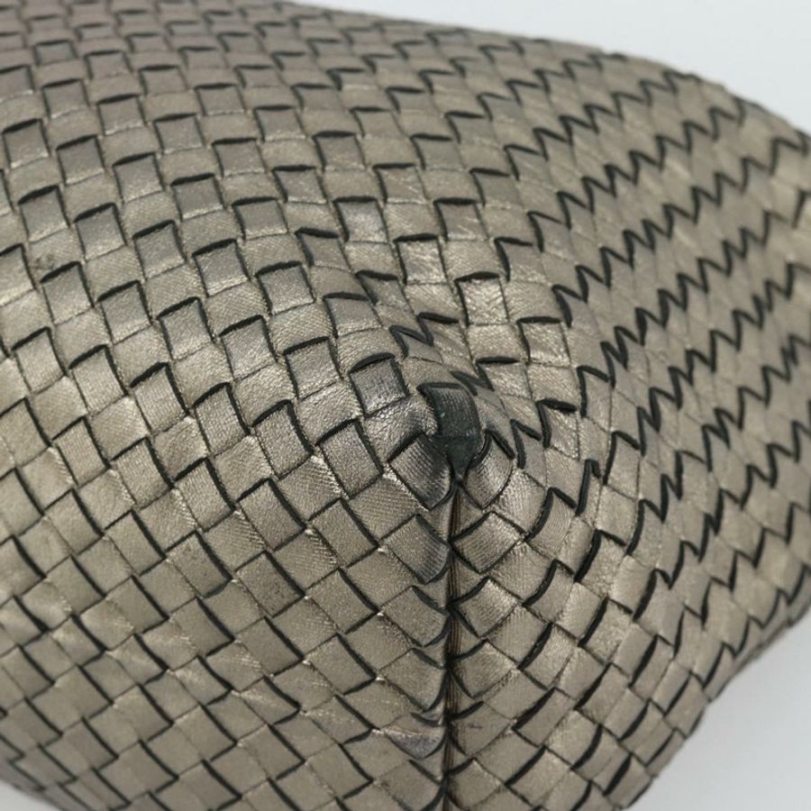 【日本直送】BOTTEGA VENETA INTRECCIATO 單肩包皮革銀色正品 194742V-9