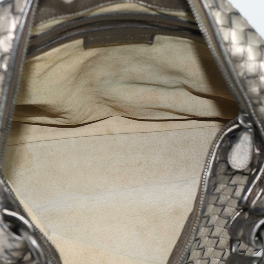 【日本直送】BOTTEGA VENETA INTRECCIATO 單肩包皮革銀色正品 194742V-10