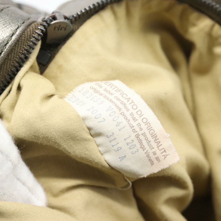 【日本直送】BOTTEGA VENETA INTRECCIATO 單肩包皮革銀色正品 194742V-11