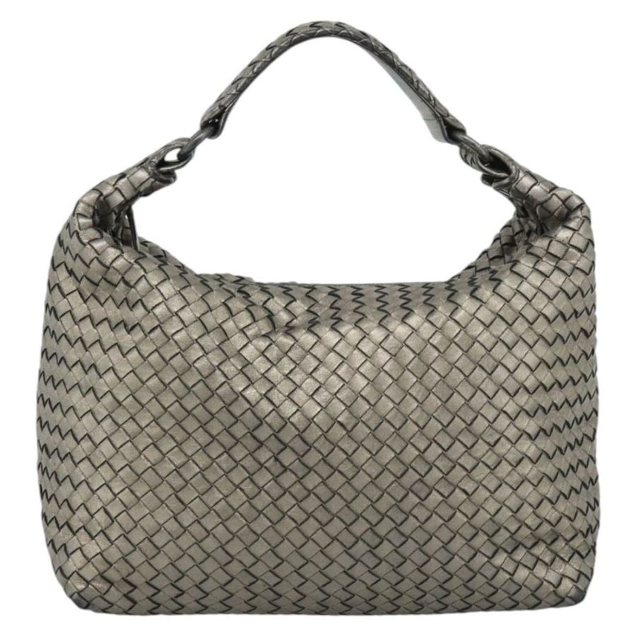 【日本直送】BOTTEGA VENETA INTRECCIATO 單肩包皮革銀色正品 194742V-12