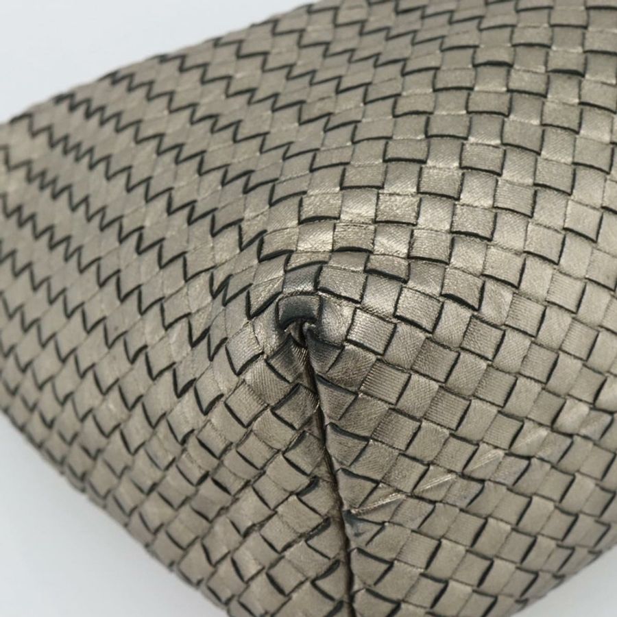 【日本直送】BOTTEGA VENETA INTRECCIATO 單肩包皮革銀色正品 194742V-13