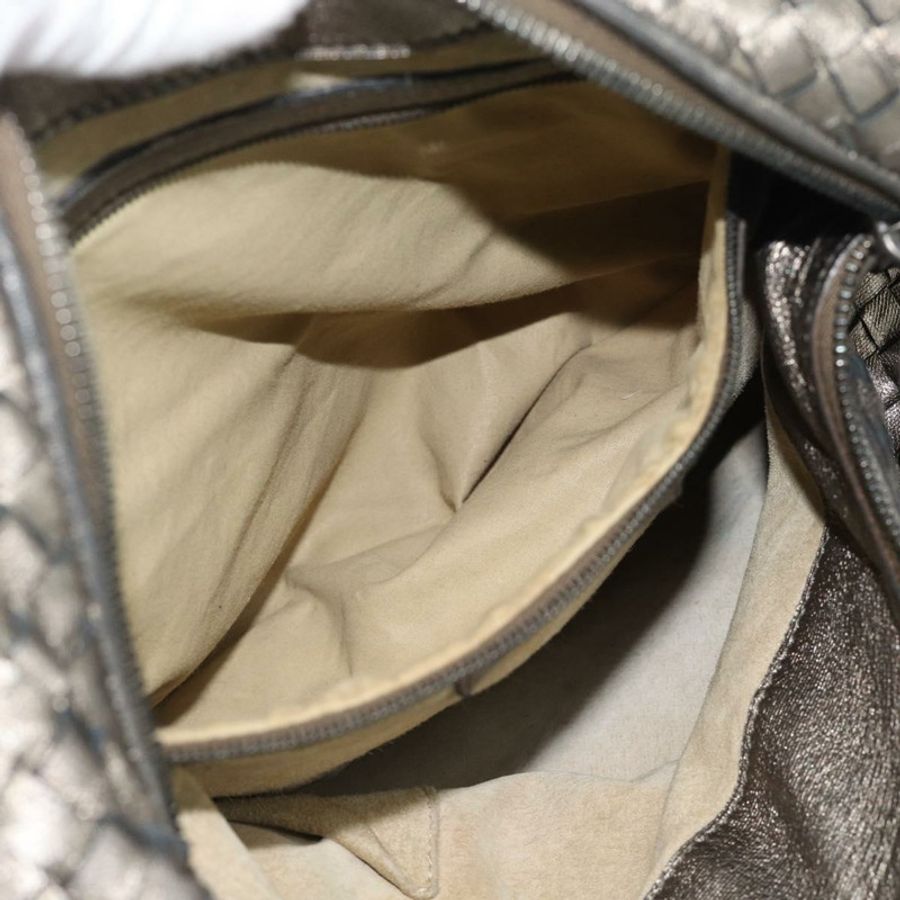 【日本直送】BOTTEGA VENETA INTRECCIATO 單肩包皮革銀色正品 194742V-21