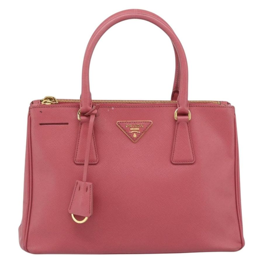 【日本直送】PRADA Galleria 手提包,Saffiano 皮革,粉金色,正品,貨號 194716A-12