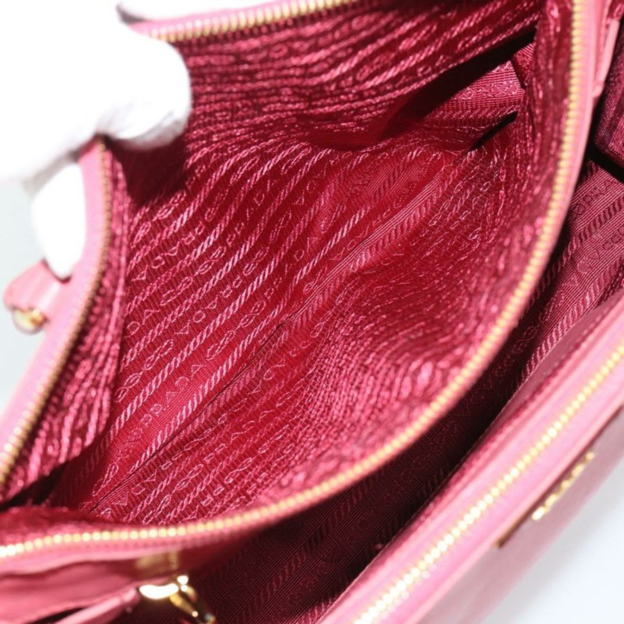 【日本直送】PRADA Galleria 手提包,Saffiano 皮革,粉金色,正品,貨號 194716A-25