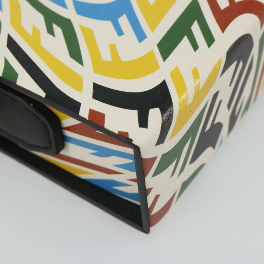 【日本直送】FENDI Zucca帆布Vertigo單肩包 PVC多色銀色 正品 194700M-8