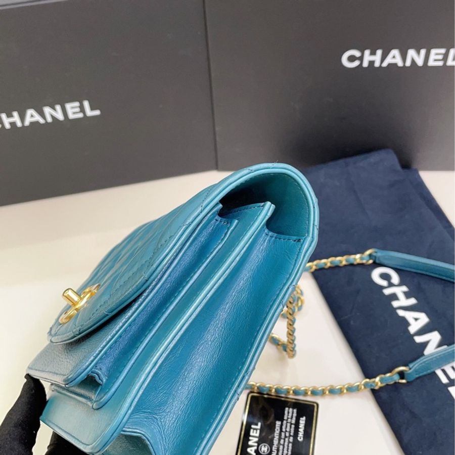 CHANEL香奈兒98 99新 孟買風琴斜挎包,荔枝皮咯,這只小可愛集風琴,方胖子,CF包型於一體-3