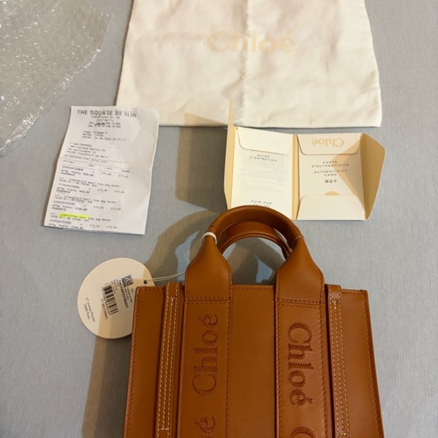 Chole 真皮 迷你托特包-8