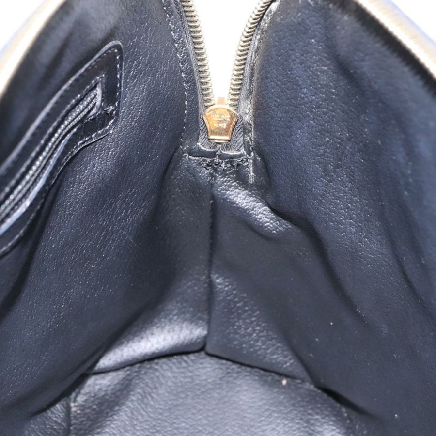 【日本直送】CELINE Macadam帆布手提包 PVC皮革 黑色 金色 正品 194111V-19