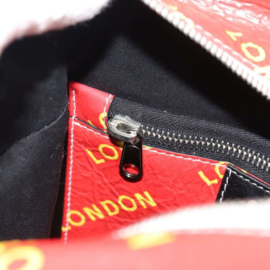 【日本直送】BALENCIAGA Bazaar Shopper 手提包 皮革 兩用 紅色 銀色 443096 正品 194679SAM-21