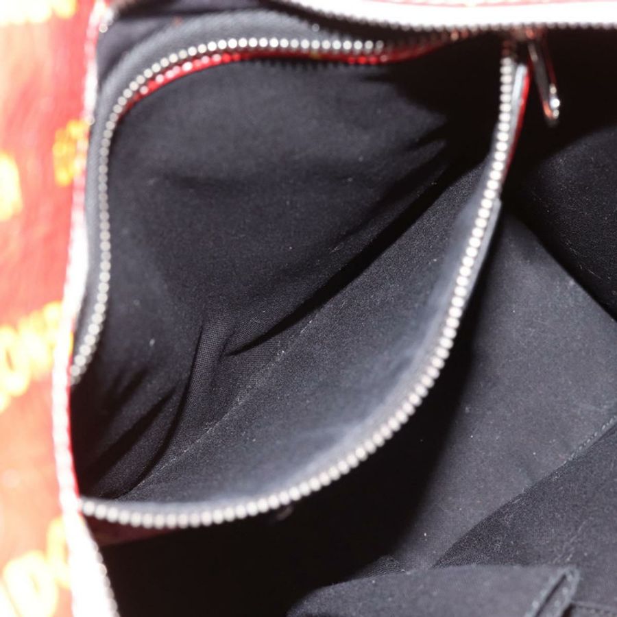 【日本直送】BALENCIAGA Bazaar Shopper 手提包 皮革 兩用 紅色 銀色 443096 正品 194679SAM-22