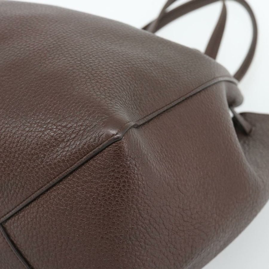 【日本直送】CELINE Cabas Phantom 手提包 皮革 棕色 金色 正品 194831A-8