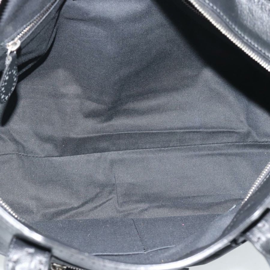 【日本直送】BALENCIAGA Neo Classic City 手袋 皮革 2way 黑色 銀色 Auth 194832SAM-9