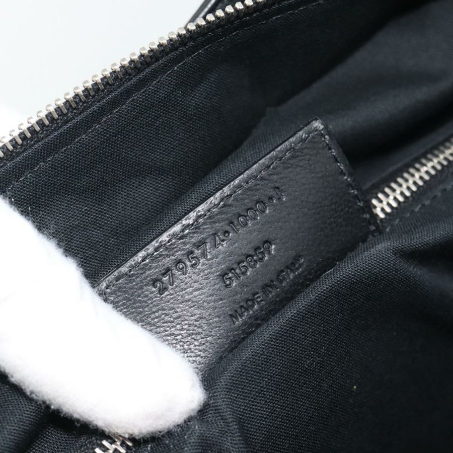 【日本直送】BALENCIAGA Neo Classic City 手袋 皮革 2way 黑色 銀色 Auth 194832SAM-10
